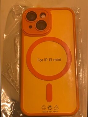 Bright Orange &miPhone 13 Mini Case